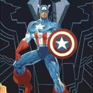 1993 Marvel Masterpieces Skybox Captain America Trading Card HOT